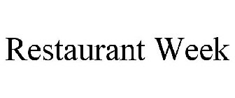 RESTAURANT WEEK