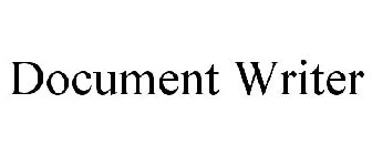 DOCUMENT WRITER