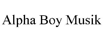 ALPHA BOY MUSIK