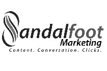 SANDALFOOT MARKETING. CONTENT. CONVERSATION. CLICKS.