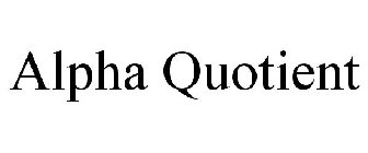 ALPHA QUOTIENT