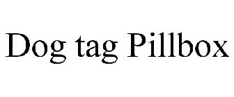 DOG TAG PILLBOX