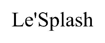 LE'SPLASH