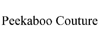 PEEKABOO COUTURE