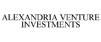 ALEXANDRIA VENTURE INVESTMENTS