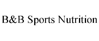 B&B SPORTS NUTRITION