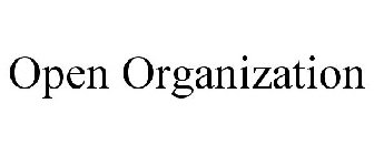 OPEN ORGANIZATION