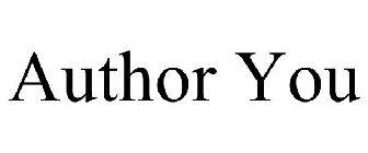 AUTHOR YOU