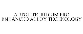 AUTOLITE IRIDIUM PRO ENHANCED ALLOY TECHNOLOGY