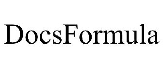 DOCSFORMULA