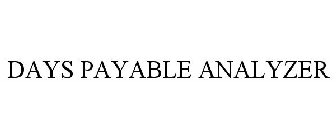 DAYS PAYABLE ANALYZER