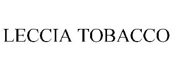 LECCIA TOBACCO