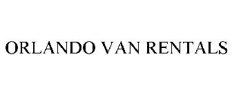 ORLANDO VAN RENTALS
