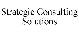 STRATEGIC CONSULTING SOLUTIONS