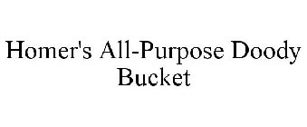HOMER'S ALL-PURPOSE DOODY BUCKET