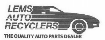 LEMS AUTO RECYCLERS THE QUALITY AUTO PARTS DEALER