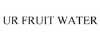 UR FRUIT WATER