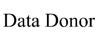 DATA DONOR