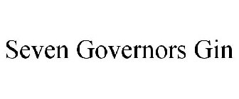 SEVEN GOVERNORS GIN