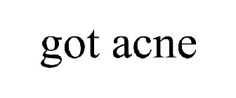 GOT ACNE