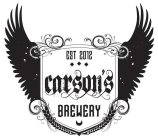 CARSON'S BREWERY EVANSVILLE, IN