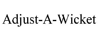 ADJUST-A-WICKET
