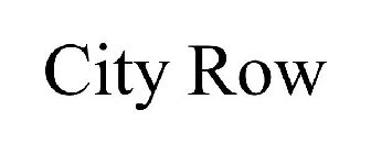 CITY ROW
