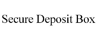 SECURE DEPOSIT BOX