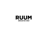RUUM AMERICAN KID'S WEAR