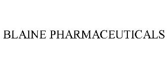 BLAINE PHARMACEUTICALS
