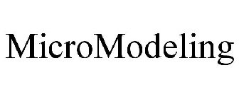 MICROMODELING