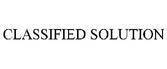 CLASSIFIED SOLUTION