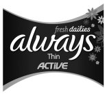 ALWAYS FRESH DAILIES THIN ACTIVE