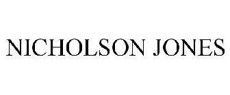 NICHOLSON JONES