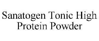 SANATOGEN TONIC HIGH PROTEIN POWDER