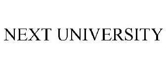 NEXT UNIVERSITY