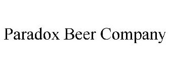 PARADOX BEER COMPANY