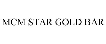 MCM STAR GOLD BAR