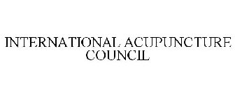 INTERNATIONAL ACUPUNCTURE COUNCIL