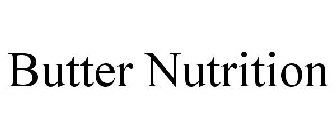 BUTTER NUTRITION