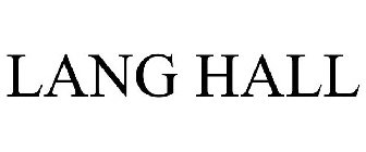LANG HALL