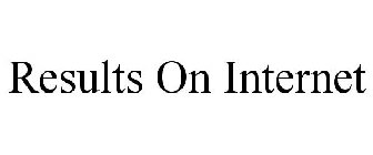 RESULTS ON INTERNET