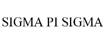 SIGMA PI SIGMA