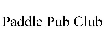 PADDLE PUB CLUB