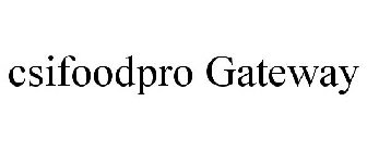 CSIFOODPRO GATEWAY