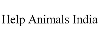 HELP ANIMALS INDIA