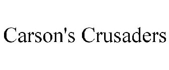 CARSON'S CRUSADERS