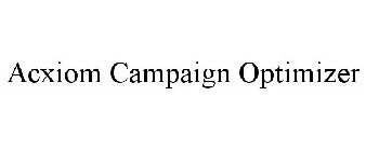 ACXIOM CAMPAIGN OPTIMIZER