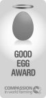 GOOD EGG AWARD COMPASSION IN WORLD FARMING