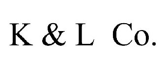 K & L CO.